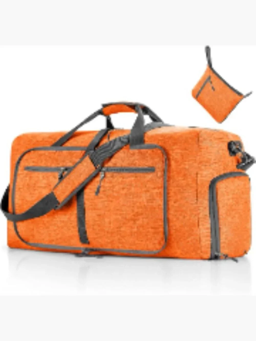 Foldable Travel Duffle Bag 65L Tear-Resistant 600D Polyester with Shoe